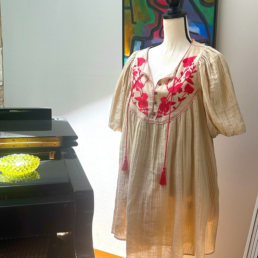 FREE PEOPLE DRESS SMALL PETITE | RUNS BIG |. FREE PEOPLE TUNIC